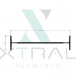 XTL-710 - (ALPC003V) - PESO LINEAR: 1,283kg/m