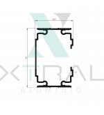 XTL-713 - (ALPP002V) - PESO LINEAR: 1,737kg/m