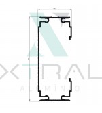 XTL-715 - (ALPP004V) - PESO LINEAR: 2,051kg/m