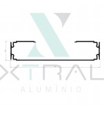 XTL-718 - (ALPP007V) - PESO LINEAR: 3,857kg/m