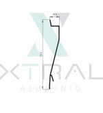 XTL-720 - (VZ-051) - PESO LINEAR: 0,244kg/m
