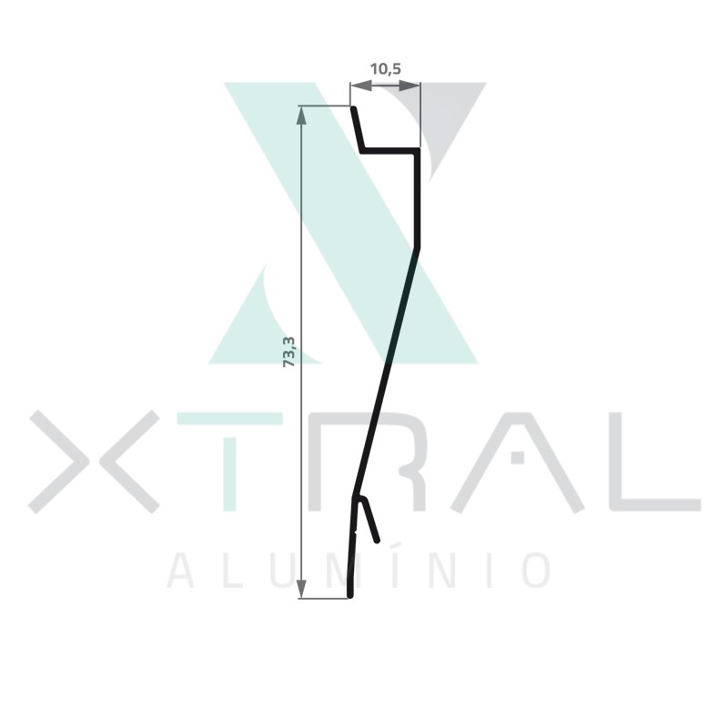 XTL-720 - (VZ-051) - PESO LINEAR: 0,244kg/m