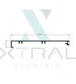 XTL-724 - (MN-002) - PESO LINEAR: 0,64kg/m