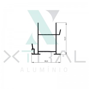 XTL-731 - (XS-069) - PESO LINEAR: 0,533kg/m