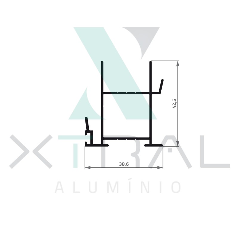 XTL-731 - (XS-069) - PESO LINEAR: 0,533kg/m