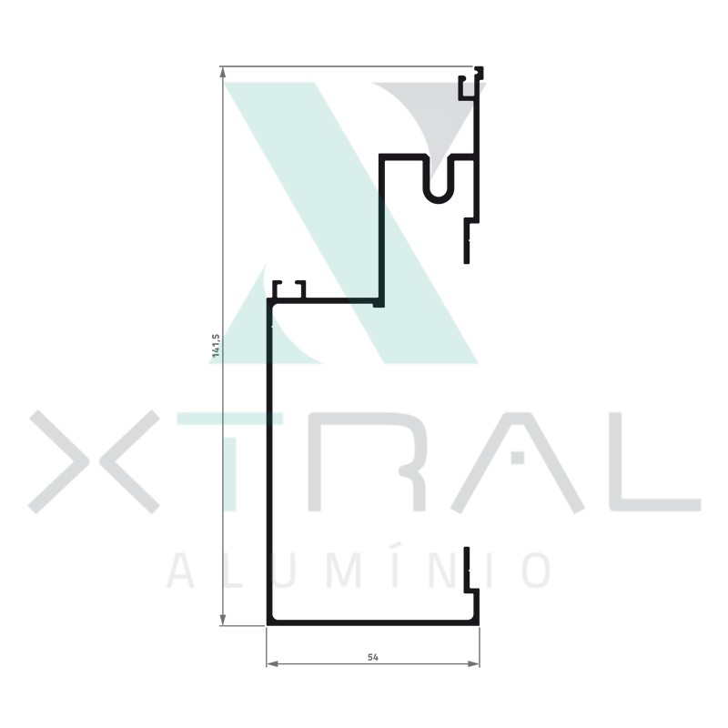 XTL-736 - (XA-278) - PESO LINEAR: 1,406kg/m