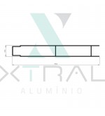 XTL-746 - (CX-189) - PESO LINEAR: 1,57kg/m XTL-746 - (CX-189) - PESO LINEAR: 1,57kg/m