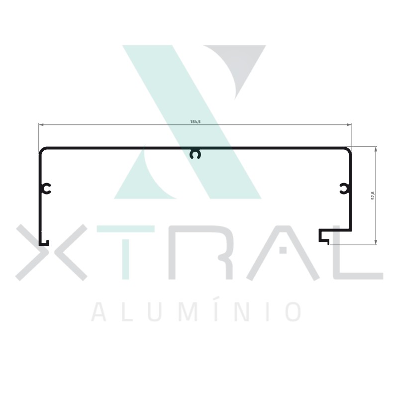 XTL-748 - (MN-032) - PESO LINEAR: 1,653kg/m
