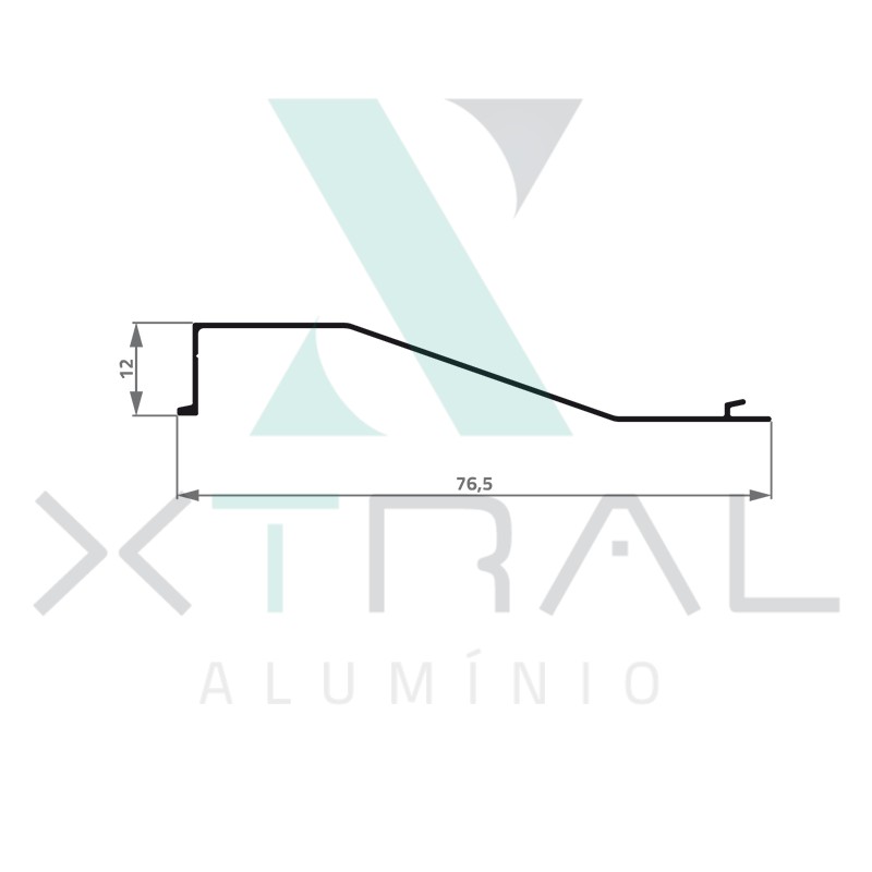 XTL-760 - (SND-300A) - PESO LINEAR: 0,249kg/m