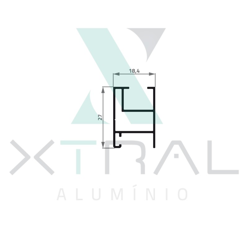 XTL-774 - (MTX-080) - PESO LINEAR: 0,261kg/m