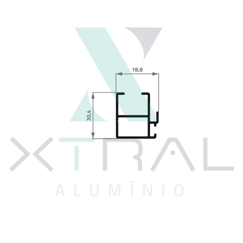 XTL-775 - (MTX-079) - PESO LINEAR: 0,23kg/m