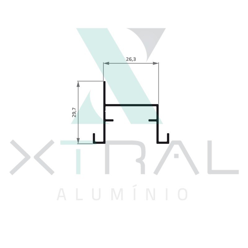 XTL-776 - (MTX-075) - PESO LINEAR: 0,266kg/m