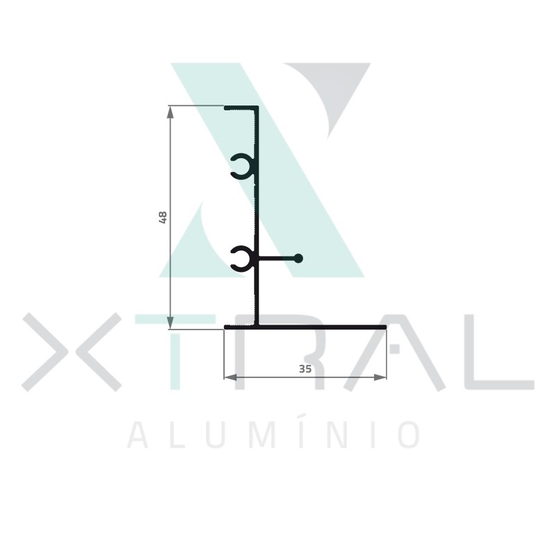 XTL-784 - (MTX-085) - PESO LINEAR: 0,328kg/m