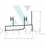 XTL-802 - (SM-310) - PESO LINEAR: 0,922kg/m