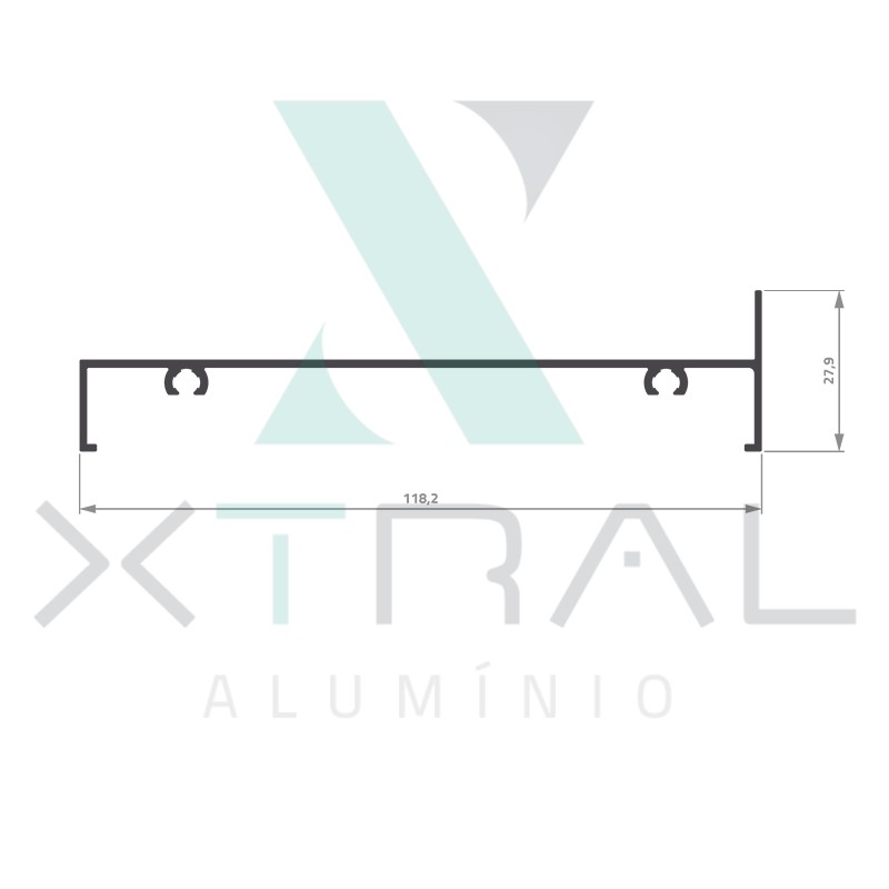XTL-810 - (SM-319) - PESO LINEAR: 0,696kg/m