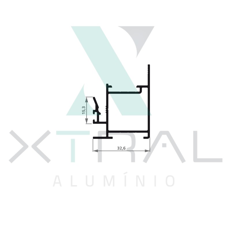 XTL-816 - (SM-327) - PESO LINEAR: 0,542kg/m