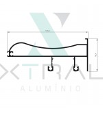 XTL-826 - (SM-325) - PESO LINEAR: 1,435kg/m