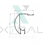 XTL-834 - (PSG-1514) - PESO LINEAR: 0,468kg/m