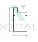 XTL-842 - (MS-001) - PESO LINEAR: 0,696kg/m