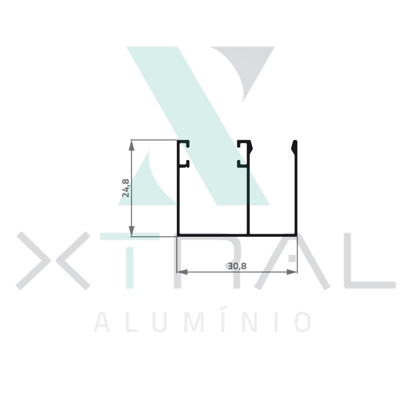 XTL-850 - (AM-004) - PESO LINEAR: 0,237kg/m