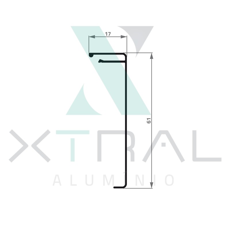 XTL-852 - (NI-079) - PESO LINEAR: 0,212kg/m