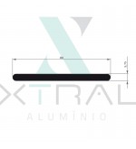 XTL-860 - (ALB0002S) - PESO LINEAR: 1,227kg/m