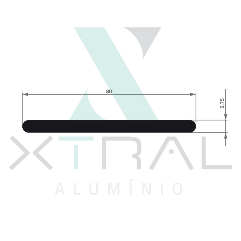 XTL-860 - (ALB0002S) - PESO LINEAR: 1,227kg/m