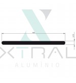 XTL-861 - (ALB0003S) - PESO LINEAR: 1,539kg/m