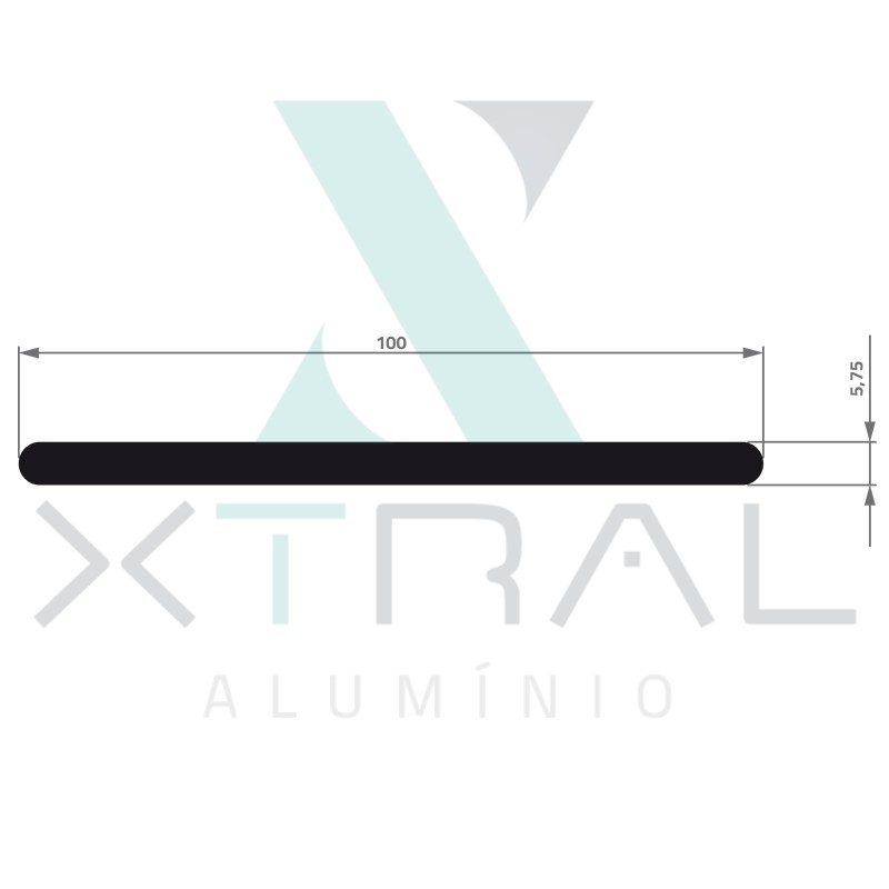 XTL-861 - (ALB0003S) - PESO LINEAR: 1,539kg/m