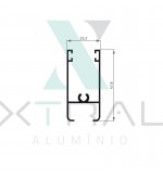 XTL-868 - (XS-186) - PESO LINEAR: 0,428kg/m