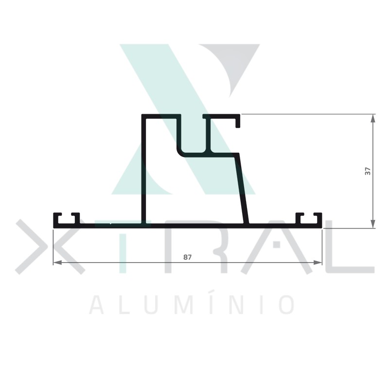 XTL-875 - (XA-233) - PESO LINEAR: 0,977kg/m