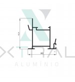 XTL-885 - (XS-042) - PESO LINEAR: 0,474kg/m