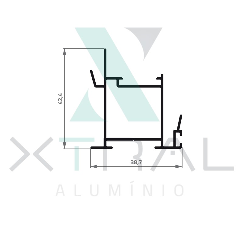 XTL-885 - (XS-042) - PESO LINEAR: 0,474kg/m