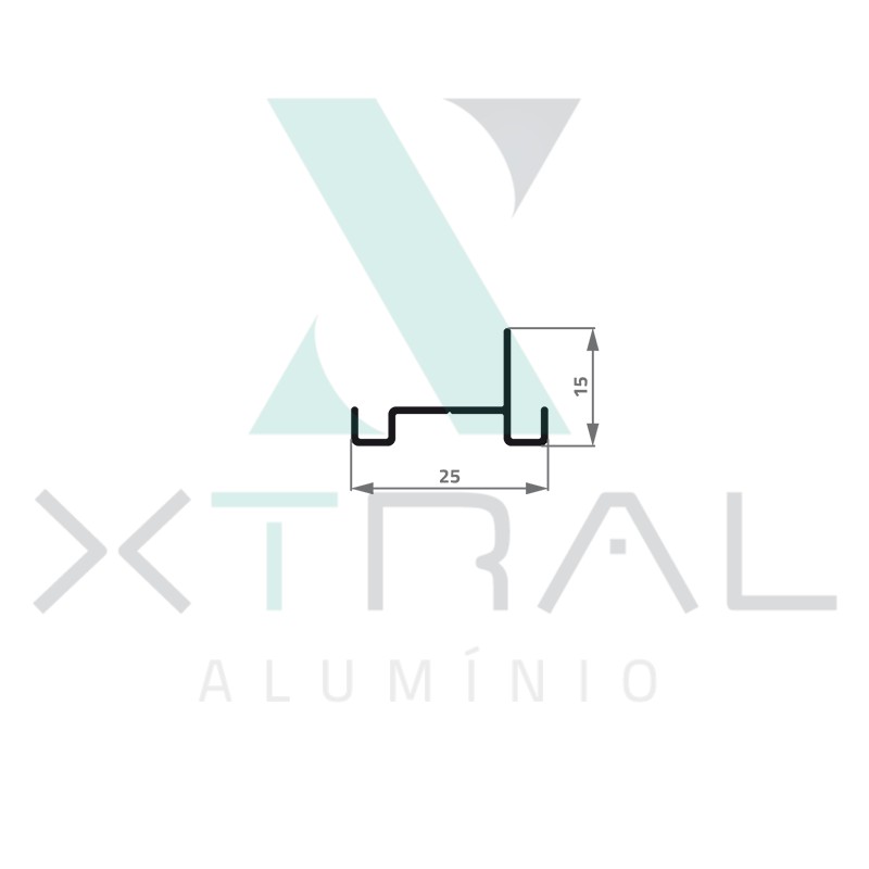 XTL-907 - (SAN-174) - PESO LINEAR: 0,122kg/m