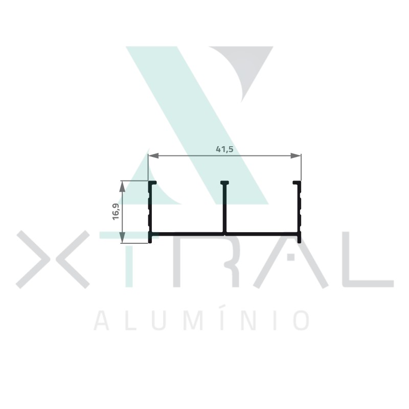 XTL-913 - (BX-116) - PESO LINEAR: 0,32kg/m