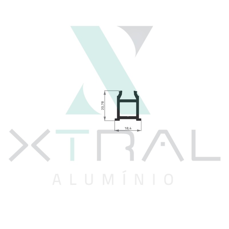 XTL-923 - (ES-023) - PESO LINEAR: 0,36kg/m