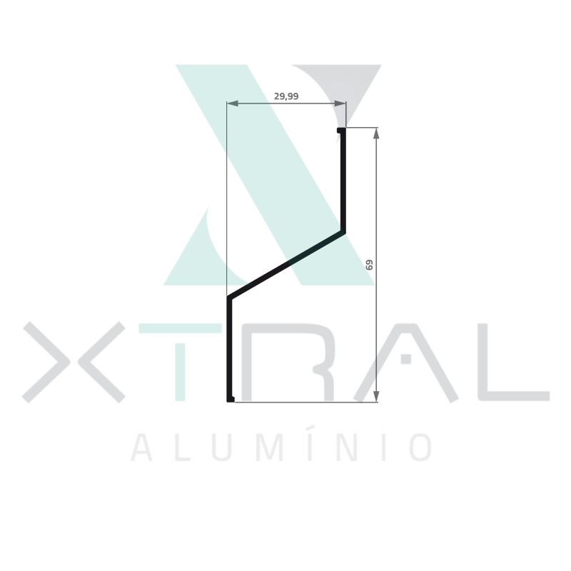 XTL-927 - (VZ-060 LISA) - PESO LINEAR: 0,33kg/m