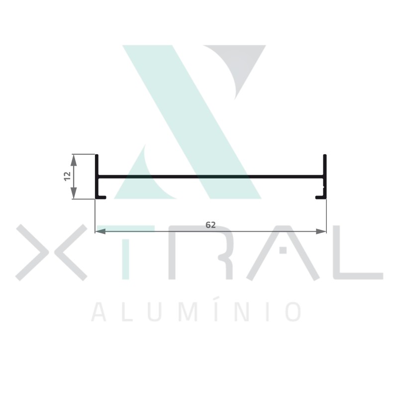 XTL-929 - (ES-62) - PESO LINEAR: 0,215kg/m