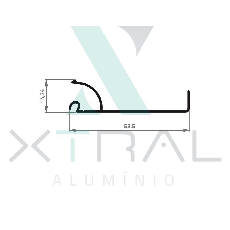 XTL-936 - (SNP-1396) - PESO LINEAR: 0,244kg/m