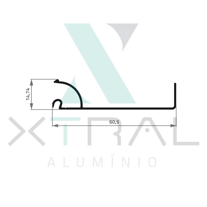 XTL-937 - (SNP-1393) - PESO LINEAR: 0,271kg/m