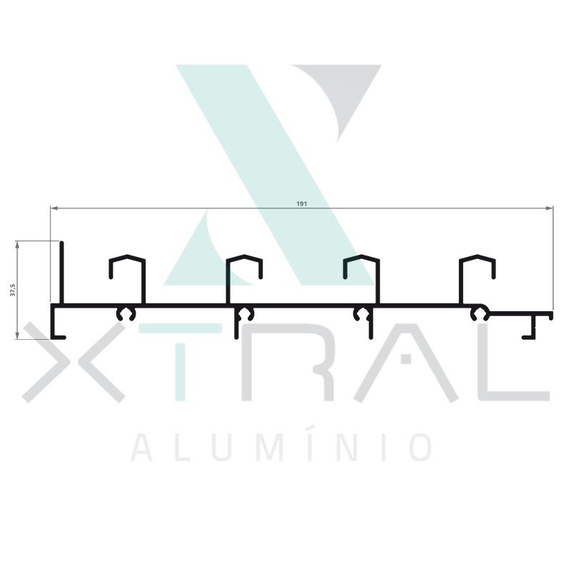 XTL-940 - (XG-071) - PESO LINEAR: 2,043kg/m
