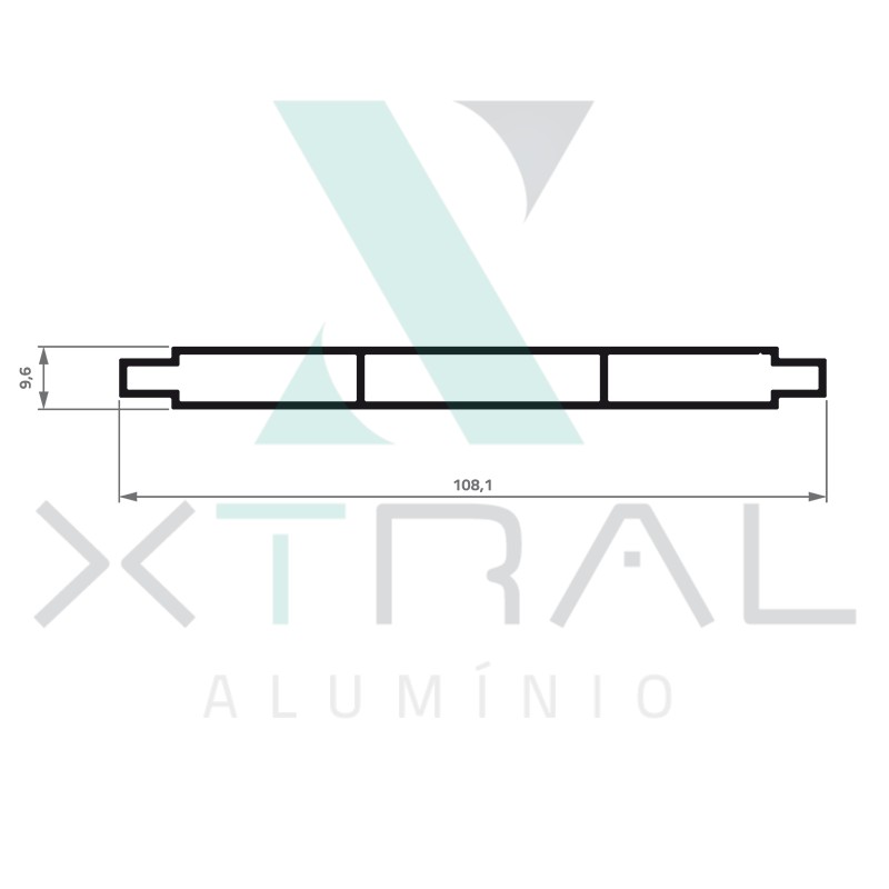 XTL-943 - (HLB 701 ( H ) - PESO LINEAR: 0,797kg/m XTL-943 - (HLB 701 ( H ) - PESO LINEAR: 0,797kg/m