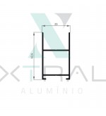 XTL-949 - (XS-072) - PESO LINEAR: 0,437kg/m