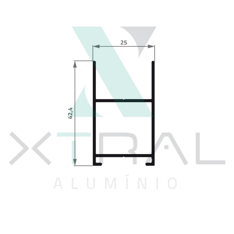 XTL-949 - (XS-072) - PESO LINEAR: 0,437kg/m