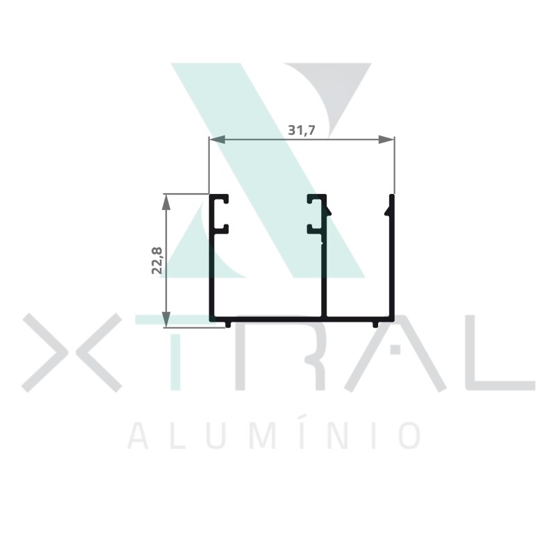 XTL-975 - () - PESO LINEAR: 0,27kg/m