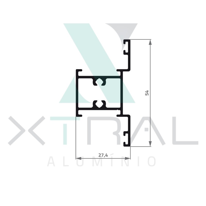 XTL-1018 - (2633) - PESO LINEAR: 0,552kg/m