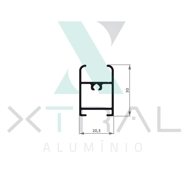 XTL-1019 - (2667) - PESO LINEAR: 0,377kg/m