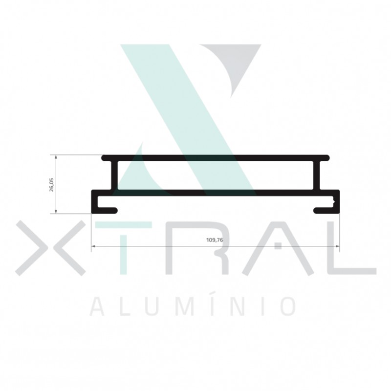 XTL-1031 - (1524) - PESO LINEAR: 0,316kg/m