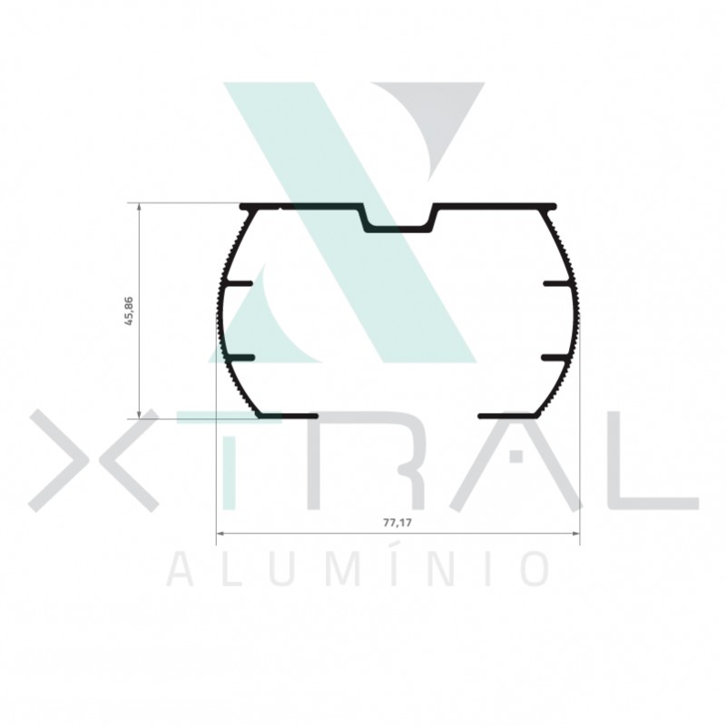 XTL-1037 - (1669) - PESO LINEAR: 0,26kg/m