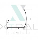 XTL-1039 - (4297) - PESO LINEAR: 0,807kg/m